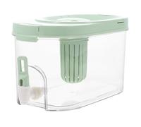 Cabilock Contenitore Acqua 4l Rubinetto in Polipropilene per Frigorifero, Brocca Multiuso per Acqua Fredda e Succhi, per Casa e Negozio di Tè al Latte