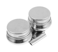 Cabilock Contenitore per Lavaggio Pennelli in Metallo Coperchio Pentola per Miscelazione Colori Doppia Resistente e Portatile Adatto per Pittura a Olio e Acrilici per Scuole e Corsi