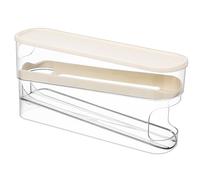 Cabilock Contenitore Per Uova Rotante Due Piani Organizer Per Frigorifero Accesso Facile e Design Salvaspazio Per Famiglie Numerose e Cucine Ordinati