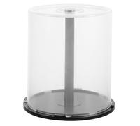 Cabilock Contenitore Porta Cd e Porta Dvd Vuoto in Plastica Pp Robusta, Capacità 100 Pezzi, Protezione Da Umidità e Polvere, Organizzatore Compatto Per Scrivania e Libreria