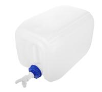 Cabilock Contenitore Portatile per Acqua da Esterno 20l in Hdpe Bianco | Ricaricabile con Beccuccio, Leggero e Anti-perdita, per Viaggio All’aperto e Uso in Movimento