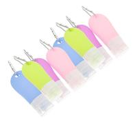 Cabilock Contenitori Cosmetici in Silicone Bottiglie Ricaricabili per Liquidi da Viaggio Design Sigillato Antiperdita Leggere e Facili da Trasportare per Viaggi Aerei e Uso Colore Casuale