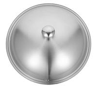 Cabilock Coperchio Per Pentola e Padella in Acciaio 32 Cm Manico Anti-scottatura, Compatibile Wok e Vaporiera, Accessorio Multifunzione Per Cucina Domestica