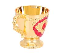 Cabilock Coppa Vino Metallo Stile Europeo Vintage Antica per Bar Casa Feste Design Elegante e Decorativo