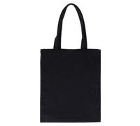 Cabilock Cotone Canvas Borsa Tote, Riutilizzabile in Tela Nera Grande | Leggera e Robusta, per Lavoro e Regalo Speciale, Borsa a Spalla Ampia Capienza, Nero