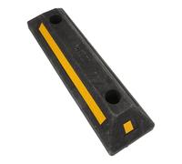 Cabilock Cuneo Gomma per Auto e Camper Limitatore Facile Installazione Resistente e Compatibile con Tutti Pneumatici Protezione Contro Ritorno Dei Veicoli