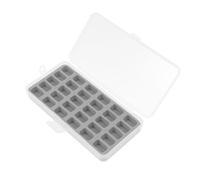 Cabilock Custodia Porta Avvolgitori Cucito in Plastica Resistente Slot con Fissaggio in Spugna Organizer Porta Avvolgitori Leggero e Portatile per Macchina da Cucire Scatola Vuota per