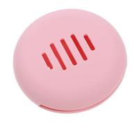 Cabilock Custodia Portatile per Spugnette Trucco in Silicone Organizer Protettivo per Puff Viso Leggera e Resistente per Viaggi e Uso Quotidiano Rosa
