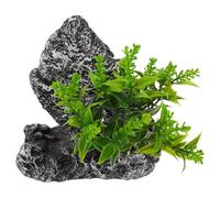 Cabilock Decorazione in Pietra per Acquario con Vista sulle Montagne, Paesaggio roccioso, Grotta Nascosta, Ornamento in Pietra per Acquario con Piccole Piante