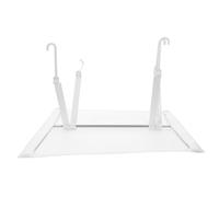 Cabilock Deflettore per Redirecting Airflow e Prevenire Soffio Diretto Bianco per Condizionatore Centrale Quadrato in Plastico per Commercial Building e Altre Aree in Atmosfera Estiva