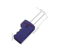 Cabilock Dimostratore elettroliti Apparecchiature elettrolitiche Apparato micro soluzione attrezzature per l'apprendimento degli studenti esperimento chimico plastica Nero
