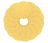 Cabilock Dischetti Struccanti in Spugna Cellulosa Fine Gialla 30 Pezzi Spugne Compatte per Pulizia Viso Delicata Salviette Riutilizzabili per Rimozione Trucco e Cura Pelle Quotidiana