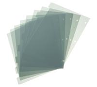 Cabilock Divisori a Linguetta 3 Fori A4 in Pp Semitrasparente, Set da 8 Pagine per Raccoglitori e Quaderni, Divisori per Indici Resistenti All’acqua e Usura, Adatti per Ufficio e Scuola