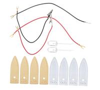 Cabilock Elettrodi di Rame e Zinco per Esperimenti con Batterie alla Frutta Lamine Resistenti e Non Deformabili per Scuola e Didattica Scientifica