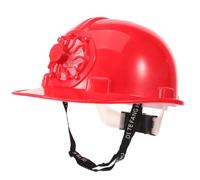 Cabilock Elmetto Protettivo Rosso Ventilatore Energia Solare per Lavori All'aperto, Resistente Agli Urti e Raffreddante, per Festa Estiva e Attività Outdoor