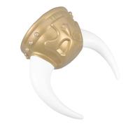 Cabilock Elmo Viking con per Adulti Cappello Pirata Medievale per Costumi Accessorio per Feste Halloween e Copricapo da Cosplay
