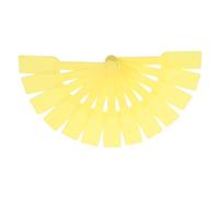 Cabilock Espositore per Buste Rosse a Forma di ventaglio Telaio della Ventola in plastica Scheletro di ventaglio Cinese Fan del Capodanno lunare Base del Ventilatore Pieghevole ABS Yellow