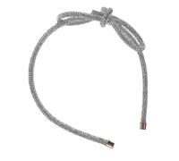 Cabilock Fascia per Capelli Sposa con Nodo e Strass Accessorio Elegante per Donne e Ragazze per Matrimonio Comunione e Addio al Nubilato Resistente e Confortevole