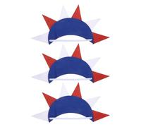 Cabilock Fascia per Chioma Elastica Glitterata a Tema Statua della Libertà Set da 3 Pezzi Cerchietti Non Tessuto Leggeri per Festa del 4 Luglio Celebrazioni Patriottiche e Compleanni