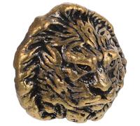 Cabilock Fermacarte in Ottone Massiccio a Forma di Testa di Leone, Elegante e Facile da Pulire, per Calligrafia e Studio, Decorazione Raffinata per Carta