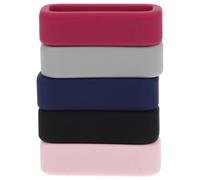 Cabilock Fermacinturino in Silicone per Orologi 20mm, Set da 10 Pezzi, Anelli di Fissaggio Leggeri e Resistenti per Cinturini Smartwatch, Supporto per Cinturino da Polso Colore Casuale