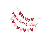 Cabilock Festone per con Cuori Rosa Decorazione Appesa per Feste per Foto Memorabili e Atmosfera Festiva