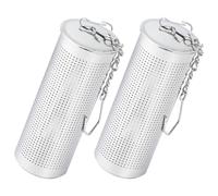 Cabilock Filtro da Tè in Acciaio Inossidabile 2 Pezzi Rete Fine Resistente ad Alta Temperatura per Casa e Ufficio, Infusore Pratico per Bevande e Condimenti