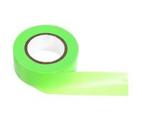 Cabilock Fluorescente Verde Nastro di Marcatura in Poliestere 2,5cm X 30m | Non Adesivo, Resistente alle Intemperie, per Cantiere Esterno e Delimitazione Emergenze