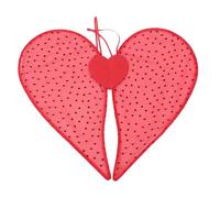 Cabilock Forma di Cuore Nere per Costume da Cupido da Donna, Accessori Cosplay Leggeri per Feste di San e Eventi in Maschera, Oggetti di Scena Riutilizzabili per Foto e Party