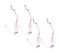 Cabilock Gabbia per Esche da Pesca Alimentatore a Molla Set 4 Pezzi per Carpe Cestini Portaesche Resistenti e Portatili Accessori per Pesca alla Carpa in Acqua Interna