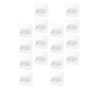 Cabilock Ganci Adesivi Trasparenti da Parete 16 Pezzi Porta Flaconi Spray Impermeabili per Bagno e Cucina Supporto per Doccia senza Chiodi Resistente e Multifunzione per Accessori