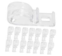 Cabilock Ganci per Catena Tende a Rullo e Verticali Clip Fissaggio Trasparenti in Pom, Leggeri e Facili da Installare per Sicurezza e Guida Cavi