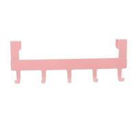 Cabilock Ganci Per Porte Posteriori in Ferro Battuto, Set Da 5 Ganci Senza Traccia, Colore Rosa Pastello, Appendiabiti Multifunzione Per Cucina, Camera Da Letto e Ufficio, Senza Foratura