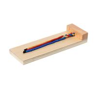 Cabilock Giocattolo Educativo in Legno per Bambini Sicuro senza Schegge, Kit per Esercitarsi a Intrecciare Chioma, per L'educazione Precoce lo Sviluppo Manuale