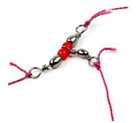 Cabilock Girelle Triple da Pesca in Metallo Argento 20 Pezzi Rotazione Flessibile e Resistenza a Forte Trazione per Acqua Salata e Acqua Dolciastre