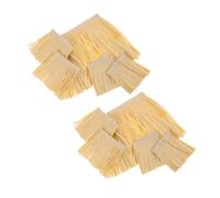 Cabilock Gonna Hawaiana in Paglia Carta Raffia Set da 2 Pezzi con Nappe per Uomini e Donne per Matrimonio e Serate a Tema