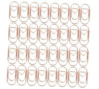Cabilock Graffette a Forma di Cuore Mini in Metallo Rosa Oro 200 Pezzi Clip Creative per Documenti e Appunti Forniture per Ufficio e Scuola per Studenti e Uso Quotidiano