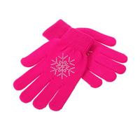 Cabilock Guanti da Pattinaggio Ghiaccio per Ragazze Design alla Moda, Materiali Elasticizzati e Antiscivolo, per Performance di Pattinaggio Invernale
