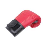 Cabilock Guantoni da Boxe in PU Resistenti all Acqua Allenamento Kickboxing e Taekwondo Guanti Allenamento con Chiusura Regolabile Strappo Protezione Imbottita per Adulti Rosso