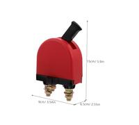 Cabilock Interruttore Batteria per Barca e Yacht Rosso Sezionatore Batteria ad Alta con Protezione Sovraccarico e Resistente Facile da Installare Interruttore Alimentazione Sicurezza Heavy