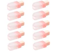 Cabilock Kit 10 Pezzi Tubi Vuoti per Rossetto in ABS Trasparente da 5 Ml, Ricaricabili e Portatili, Contenitori per Lucidalabbra per Viaggi