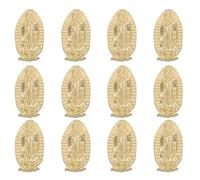 Cabilock Kit 100 Pezzi Ciondoli per Unghie 3d in Lega Dorata Charm Religiosi Buddha e Vergine Maria, Accessori Nail Art per Manicure Fai da Te e Salone, Decorazioni Unghie Leggere