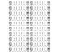 Cabilock Kit 20 Molle di Compressione in Acciaio Inox per Penne a Sfera e Gel, Molle di Ritorno Meccaniche Piccole per Riparazione Penne da Ufficio e Scuola