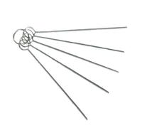 Cabilock Kit di Pulizia Aerografo Spazzole, per Ugelli e Vernice | Lega e Rame, Anello Portachiavi e Tappo a Vite, per Modellismo e Pittura