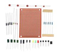 Cabilock Kit Di Saldatura Per Principianti Schede Di Allenamento Per Progetti Elettronici Componenti Per Di Saldatura Materiali Plastici Sicuri e Durevoli Per Formazione Di Base