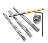 Cabilock Kit Rifinitore Versatile per Penna in Acciaio al Carbonio e Portapinza Mandrino Espandibile e Protezione del Nucleo della Penna per Tornitura in Lavori di Falegnameria