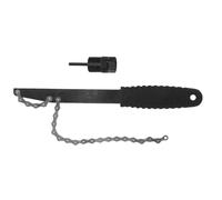 Cabilock Kit Rimozione Cassetta Bici con Chiave Frusta Strumento Compatto e Resistente per Smontaggio e Montaggio Catena Cambio velocità Biciclette Attrezzo Professionale per Manutenzione