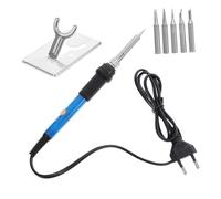 Cabilock Kit Saldatore Portabile Stagnatore Elettrico Professionale Controllo Temperatura Regolabile 60w in Lega di Alluminio e Ferro, per Riparazioni Elettroniche
