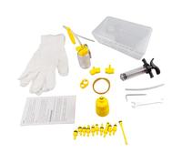 Cabilock Kit Spurgo Olio Freni Disco Bici Minerale Completo Strumenti Pratici per Manutenzione Componenti Resistente Olio e Urti Facile da Usare e Trasportare