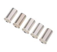 Cabilock Kit Terminali a Crimpare in Rame 2Ga Guaina Protettiva 84 MM - Assortimento 5 Pezzi per Cablaggio Audio Auto e Installazioni Elettriche Professionali